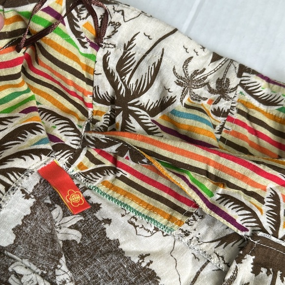 Farm Rio Women’s Size Medium Strapless Wrap Cover Up Mini Short Dress - Picture 8 of 15